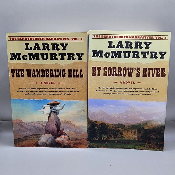 The Berrybender Narratives: The Wandering Hill , By Sorrow's River PB Paperback - Picture 1 of 4